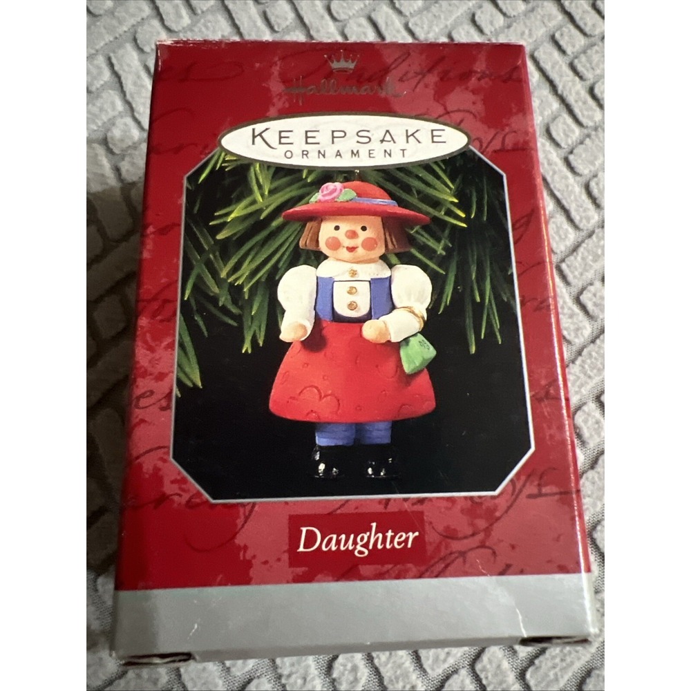 Hallmark Keepsake Ornament Girl Daughter Holiday DATED 1998